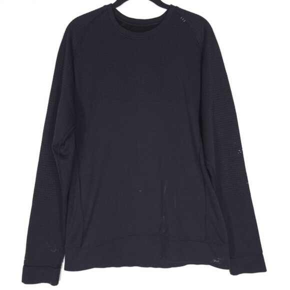 Lululemon Men’s Engineered Warmth Long Sleeve Crewneck No Size Tag LARGE - Picture 1 of 12